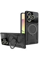 Load image into Gallery viewer, Xiaomi Redmi Note 14 5G Uyumlu Kılıf Magsafe Standlı Kamera Lens Korumalı Renkli Dayanklı Tank Kapak