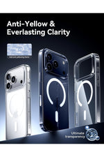 Load image into Gallery viewer, iPhone 17 Pro Max Uyumlu Kılıf İnce Sert Sararmaz Magsafe Kamera Kenarı Koruyucu Dayanıklı Kapak