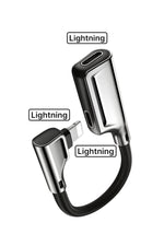 Load image into Gallery viewer, iPhone 14/13/12/11/X/8/7/Pro Max/Plus/Mini Uyumlu Kulaklık Çevirici Lightning Dönüştürücü Çoğaltıcı