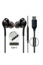 Load image into Gallery viewer, Samsung Xiaomi Huawei Uyumlu Type-C Kulaklık Hasır Örgü Silikon Kulaklık Bluetooth Gerektirmez