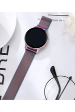 Load image into Gallery viewer, Huawei Watch GT/GT2E/GT2/GT2 Pro/GT3/GT3 Pro/GT4 46mm Uyumlu Kordon Mıknatıslı Parlak İnce Metal