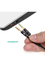 Load image into Gallery viewer, Aux To 2x Aux Kablo 3.5mm Jack Çevirici Mikrofon ve Kulaklk Çoklayıcı Dönüştürücü Aux Stereo Adaptör