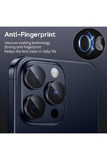 Load image into Gallery viewer, İphone 15 Pro/iphone 15 Pro Max Uyumlu Kamera Lens Koruyucu Dayanıklı Renkli Metal Temperli Cam