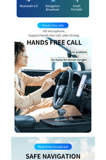 Load image into Gallery viewer, Mikrofonlu Araç Bluetooth Kiti Usb 3.5mm Aux Bluetooth Çevirici Dönüştrücü Hd Ses Kalite Arama/müzik