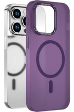 Load image into Gallery viewer, iPhone 14 Pro Max Uyumlu Kılıf Metal Kamera Çıkıntılı Mat Magsafe Sararmaya Dayanıklı Koruyucu Kapak