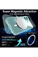 Load image into Gallery viewer, iPhone 16 Uyumlu Kılıf Kamera Koruma Camı Ekran Koruyucu Şeffaf Magsafe Temperli Cam Koruma