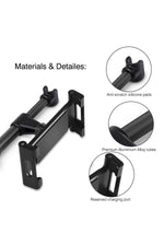 Load image into Gallery viewer, Araç İçi Tablet Tutucu Arka Koltuk için Çocuk Tablet Tutucu ve Telefon Tutucu Model 4.7 ile 12.9 inç