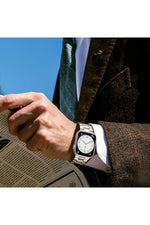 Load image into Gallery viewer, Apple Watch 9 8 7 6 5 4 3 2 Se 42mm/44mm/45mm/49mm Uyumlu Kordon Ayarlanablir Parlak Metal Paslanmaz