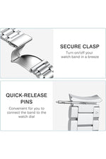 Load image into Gallery viewer, Huawei Watch GT2E/GT2/GT2 Pro/GT3/GT3 Pro/GT4 46mm Uyumlu Kordon Ayarlanablir Paslanmaz Parlak Metal