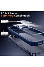 Load image into Gallery viewer, iPhone 15 Pro Max Uyumlu Kılıf Kamera Çevresi Metal Sararmaya Karşı Dayanıklı Koruyucu Silikon Kapak