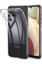 Load image into Gallery viewer, Samsung Galaxy A12 Uyumlu Kılıf 3d Kamera Korumalı Darbe Önleyici Şeffaf Transparan Esnek Silikon