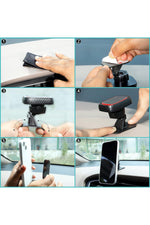 Load image into Gallery viewer, Tüm Cihazlara Uyumlu Mıknatıslı Araç içi Telefon Tutucu Torpido ve Düz Zemine Yapışabilen Tutucu