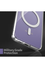 Load image into Gallery viewer, Samsung Galaxy S23 Fe Uyumlu Kılıf Kamera Çıkıntılı Şeffaf Magsafe Kablosuz Şarj Destekli Kapak