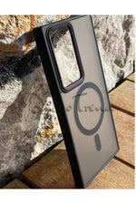 Load image into Gallery viewer, Samsung Galaxy S25 Ultra Uyumlu Kılıf Kamera Çevresi Metalik Mat Magsafe Sararmaya Dayanıklı Kapak