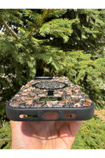 Load image into Gallery viewer, iPhone 14 Pro Max Uyumlu Taşlı Magsafe Kılıf Parlak Taşlı Simli Koruyucu Kablosuz Şarj Silikon Kapak