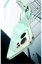 Load image into Gallery viewer, Xiaomi Mi 13T/13T Pro Uyumlu Kılıf Kamera Korumalı Gold Çizgili Siyah Silikon Parlak Koruyucu Kapak