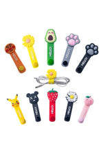 Load image into Gallery viewer, Tüm Telefonlar/Tüm Kablolar ile Uyumlu Renkli Desenli Kablo Düzenleyici Kablo Toparlayıcı Çıt Çıtlı