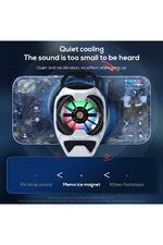 Load image into Gallery viewer, iPhone/Samsung ve Telefon Kıskaç Aparatlı Magsafe Tabletler için Soğutucu RGB Isı Önleyici Fan