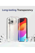 Load image into Gallery viewer, iPhone 15 Pro Max Uyumlu Kamera Çıkıntlı Korumalı Darbe Önleyici Şeffaf Esnek Renksiz Silikon Kapak