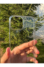 Load image into Gallery viewer, iPhone 13/14 Uyumlu Kılıf Sert Sararmaz Kamera Koruma Çevresi Yükseltilmiş Koruyucu Dayanıklı Kapak