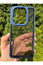 Load image into Gallery viewer, Xiaomi Mi 14T Pro Uyumlu Kılıf Siyah Transparan Şeffaf Kamera Çevresi Metal Koruyucu Silikon Kapak