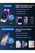 Load image into Gallery viewer, İphone 11-12-13-14-15-16 Plus-17 Pro Max Uyumlu Magsafe Manyetik Mıknatıslı Araç Içi Telefon Tutucu