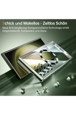 Load image into Gallery viewer, Samsung Galaxy S24 Ultra Uyumlu Kılıf 3D Kamera Lens Korumalı Magsafe Kenarı Renkli Şeffaf Kapak