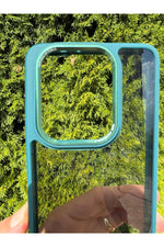 Load image into Gallery viewer, Xiaomi Mi 14T Pro Uyumlu Kılıf Siyah Transparan Şeffaf Kamera Çevresi Metal Koruyucu Silikon Kapak