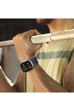 Load image into Gallery viewer, Apple Watch 42/44/45/46/49mm Uyumlu Kordon Esnek Silikon Suya ve Toza Dayanıklı Renkli Ayarlanabilir