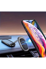 Load image into Gallery viewer, Tüm Telefonlarla Uyumlu Araç içi Telefon Tutucu Güçlü Mıknatıslı Dönebilen Ayarlanabilir Katlanabilr