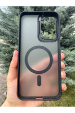 Load image into Gallery viewer, Samsung Galaxy A16 Uyumlu Kılıf Magsafe Renkli Kamera Etrafı Koruyucu Metalik Silikon Sararmaz Kapak