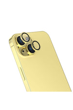 Load image into Gallery viewer, İphone 15/iphone 15 Plus Uyumlu Kamera Lens Koruyucu Dayanıkl Renkli Metal Temperli Cam Koruma