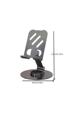 Load image into Gallery viewer, Yüksek Kaliteli Katlanabilir ve Ayarlanabilir Tablet Standı Telefon Tutucu Stand Masa üstü Gri Stand