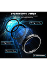 Load image into Gallery viewer, İphone 15 Pro/iphone 15 Pro Max Uyumlu Kamera Lens Koruyucu Dayanıklı Renkli Metal Temperli Cam