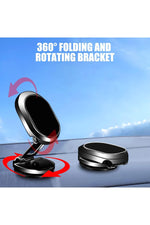 Load image into Gallery viewer, Araç İçi Telefon Tutucu Tüm Modeller ile Uyumlu 360 Dönebilen Metal Mıknatıslı Katlanabilir Tutucu