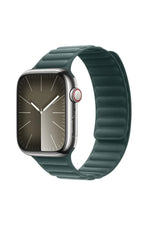 Load image into Gallery viewer, Apple Watch 9 8 7 6 5 4 3 2 1 Se 42mm/44mm/45mm/49mm Uyumlu Kordon Mıknatıslı Magnetli Deri Kordon