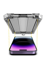 Load image into Gallery viewer, iPhone 13 Pro Uyumlu Hayalet Ekran Koruyucu Takma Aparatlı Kolay Kurulum Dayanıklı Temperli Cam