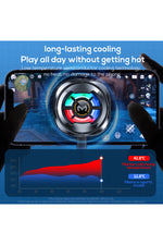 Load image into Gallery viewer, iPhone/Samsung ve Telefon Kıskaç Aparatlı Magsafe Tabletler için Soğutucu RGB Isı Önleyici Fan