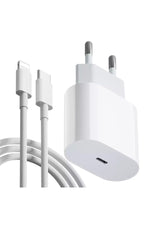 Load image into Gallery viewer, Apple iPhone 20W Hızlı Şarj Özellikli Usb-C Power Güç Adaptör ve Kablo (iPhone 14 - 13 - 12 - 11)