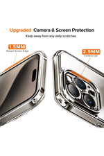 Load image into Gallery viewer, iPhone 15 Pro Max Uyumlu Şeffaf Kılıf Kamera Çıkıntılı Koruyucu Slim Renksiz İnce Esnek Silikon