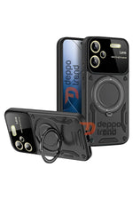 Load image into Gallery viewer, Xiaomi Redmi Note 13 Pro Plus 5G Uyumlu Kılıf Magsafe Standlı Kamera Lens Korumalı Dayanıklı Tank