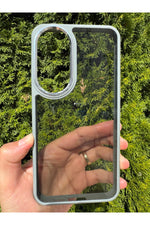 Load image into Gallery viewer, Samsung Galaxy S24 Fe Uyumlu Kılıf Siyah Transparan Şeffaf Kamera Çevresi Metal Koruyucu Silikon