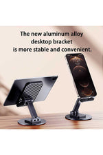 Load image into Gallery viewer, Yüksek Kaliteli Katlanabilir 360 Dönebilen Ayarlanabilir Telefon Tutucu Masa Üstü Tablet Standı