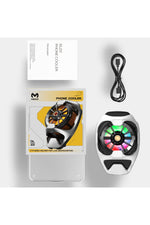 Load image into Gallery viewer, iPhone/Samsung ve Telefon Kıskaç Aparatlı Magsafe Tabletler için Soğutucu RGB Isı Önleyici Fan