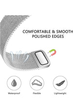 Load image into Gallery viewer, Apple Watch 9 8 7 6 5 4 3 2 1 Se 38mm/40mm/41mm Uyumlu Kordon Mıknatıslı Ayarlanabilir Metal Kordon