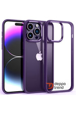 Load image into Gallery viewer, iPhone 14 Pro Uyumlu Kılıf Kamera Çevresi Metal Sararmaya Karşı Dayanıklı Koruyucu Silikon Kapak