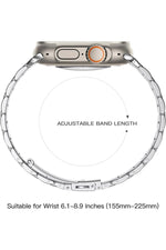 Load image into Gallery viewer, Apple Watch 9 8 7 6 5 4 3 2 1 Se 38mm/40mm/41mm Uyumlu Kordon Ayarlanabilir Parlak Metal Paslanmaz