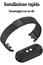 Load image into Gallery viewer, Xiaomi Mi Band 8 Uyumlu Kordon Ayarlanabilir Mıknatıslı Metal Hasır Manyetik Paslanmaz Kordon