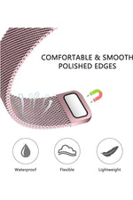 Load image into Gallery viewer, Apple Watch 9 8 7 6 5 4 3 2 Se 42mm/44mm/45mm/49mm Uyumlu Kordon Mıknatıslı Ayarlanabilir Metal