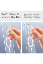 Load image into Gallery viewer, Samsung Galaxy Z Fold 5 Uyumlu Kılıf Kamera Çıkıntılı Şeffaf Magsafe Kablosuz Şarj Destekli Kapak